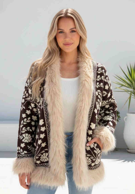 Odin Wooly Fur Trim Jacket