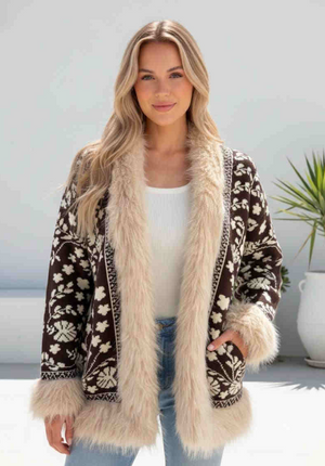 Odin Wooly Fur Trim Jacket