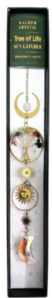 #Tree Of Life Suncatcher With Crystals