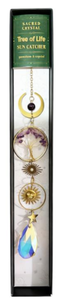 #Tree Of Life Suncatcher With Crystals