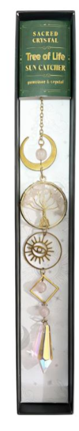 #Tree Of Life Suncatcher With Crystals