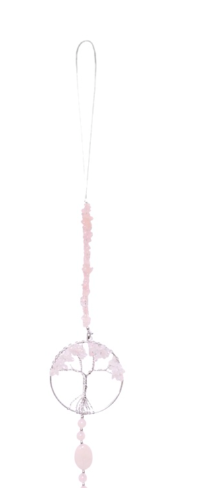 Tree Of Life Hanging Crystal Point