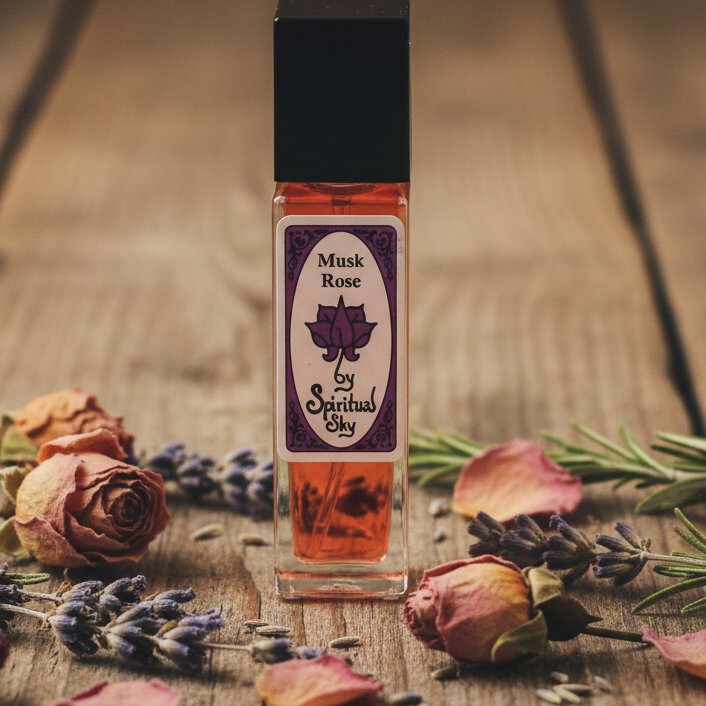 SPIRITUAL SKY FRAGRANCE OIL - 8.5ML MUSK ROSE