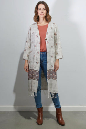 #Rustic Viscose Button Up Shrug