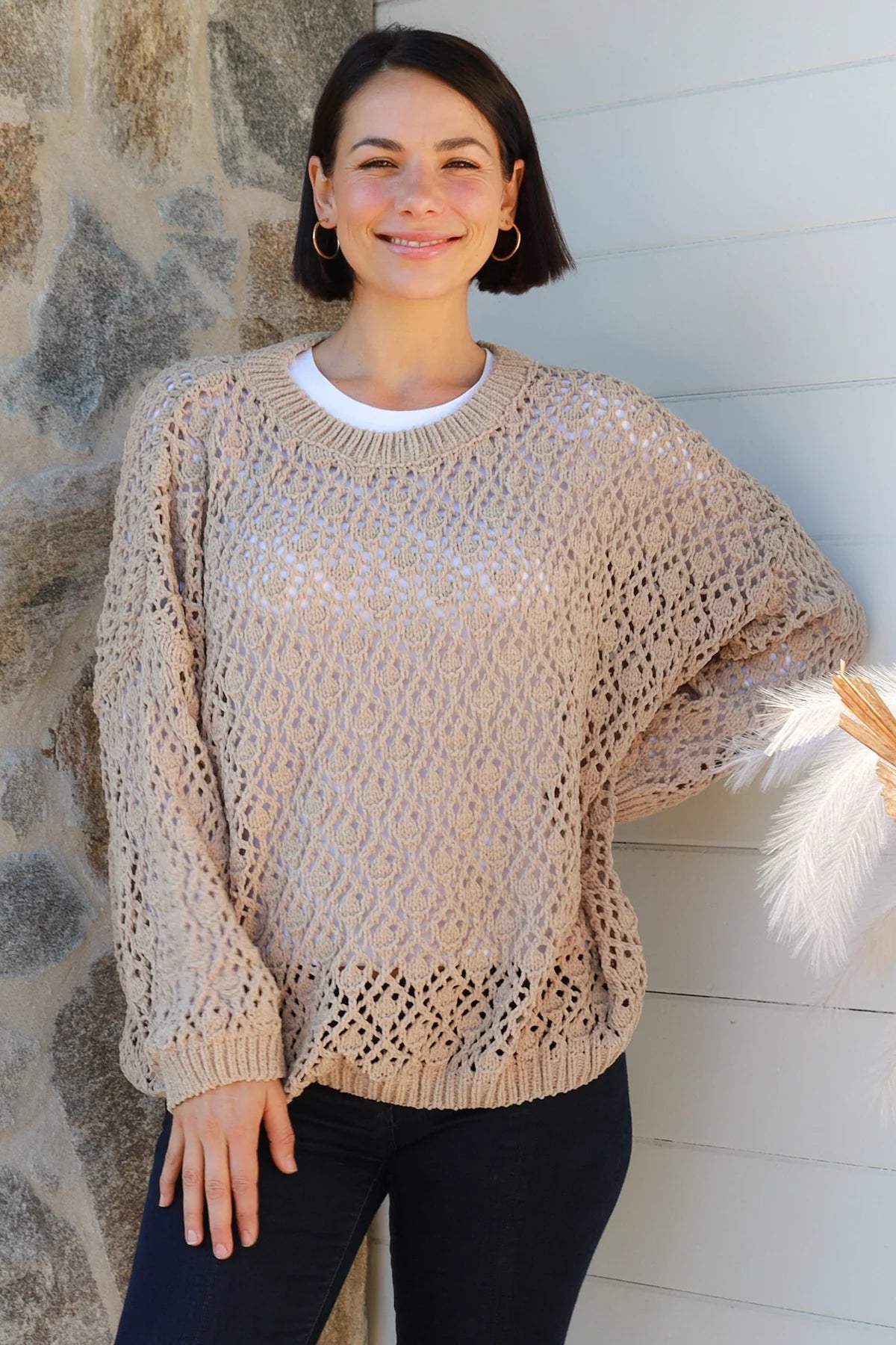 LIZZY SLOUCH KNIT JUMPER