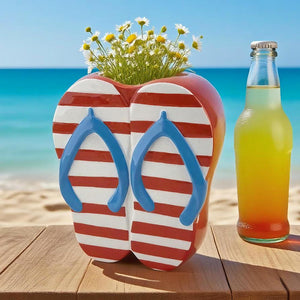 Flip Flops Flower Vase