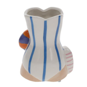 Ceramic Swimsuit Flower Vase