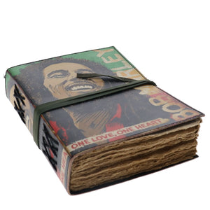 Leather Bob Marley Journal