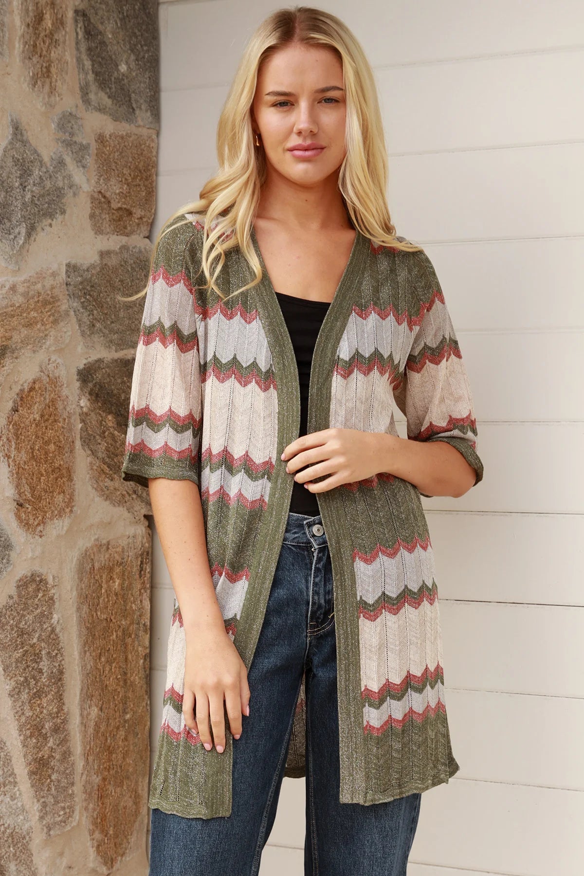 CARLY KNIT SHORT SLEEVE CARDI