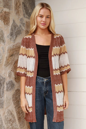 CARLY KNIT SHORT SLEEVE CARDI