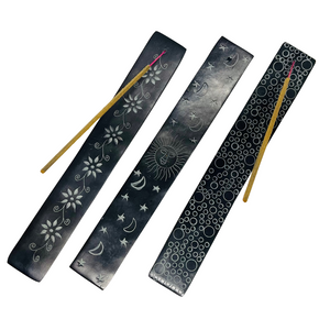 Black Stone Incense Holder