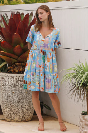 Hattie Baby Doll Mini Dress