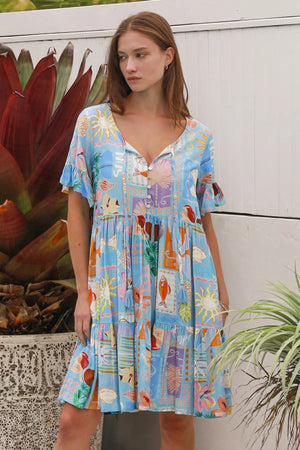 Hattie Baby Doll Mini Dress