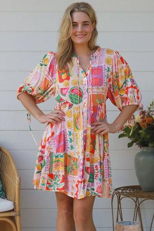 Ruby Button Up Mini Dress