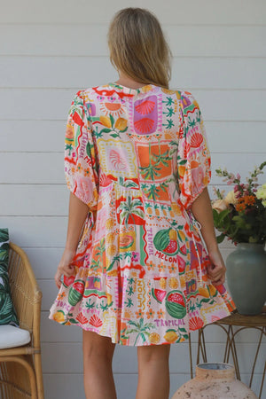 Ruby Button Up Mini Dress