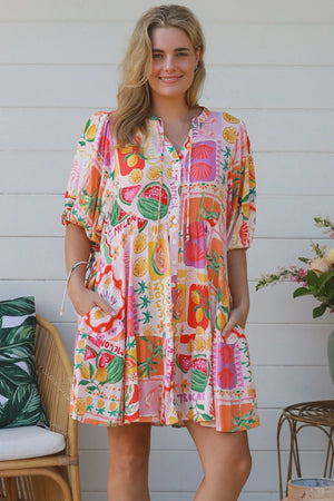 Ruby Button Up Mini Dress