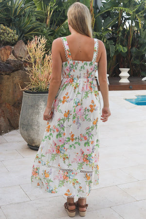 Cottage Floral Midi Dress
