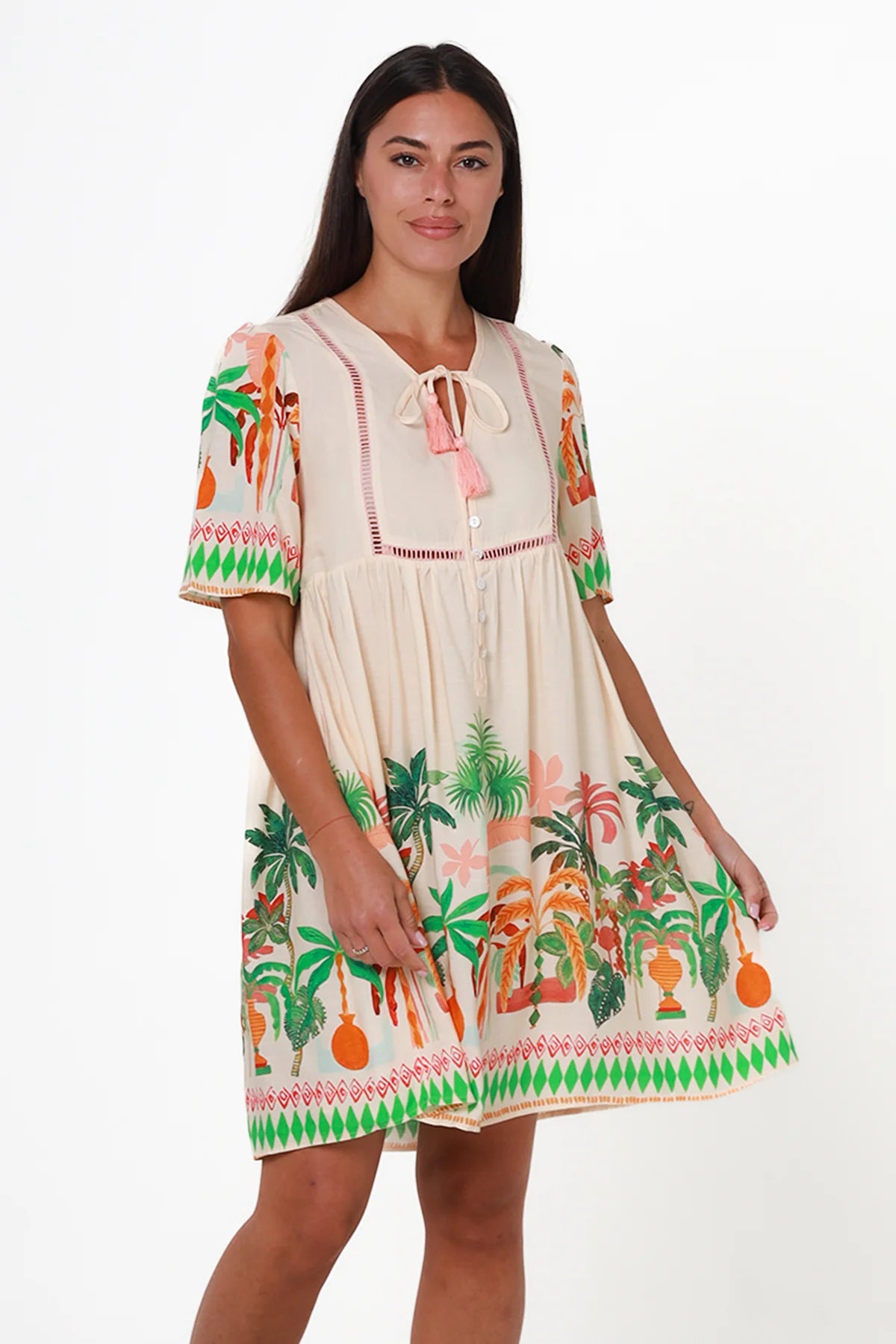 Althea Exotic Mini Dress