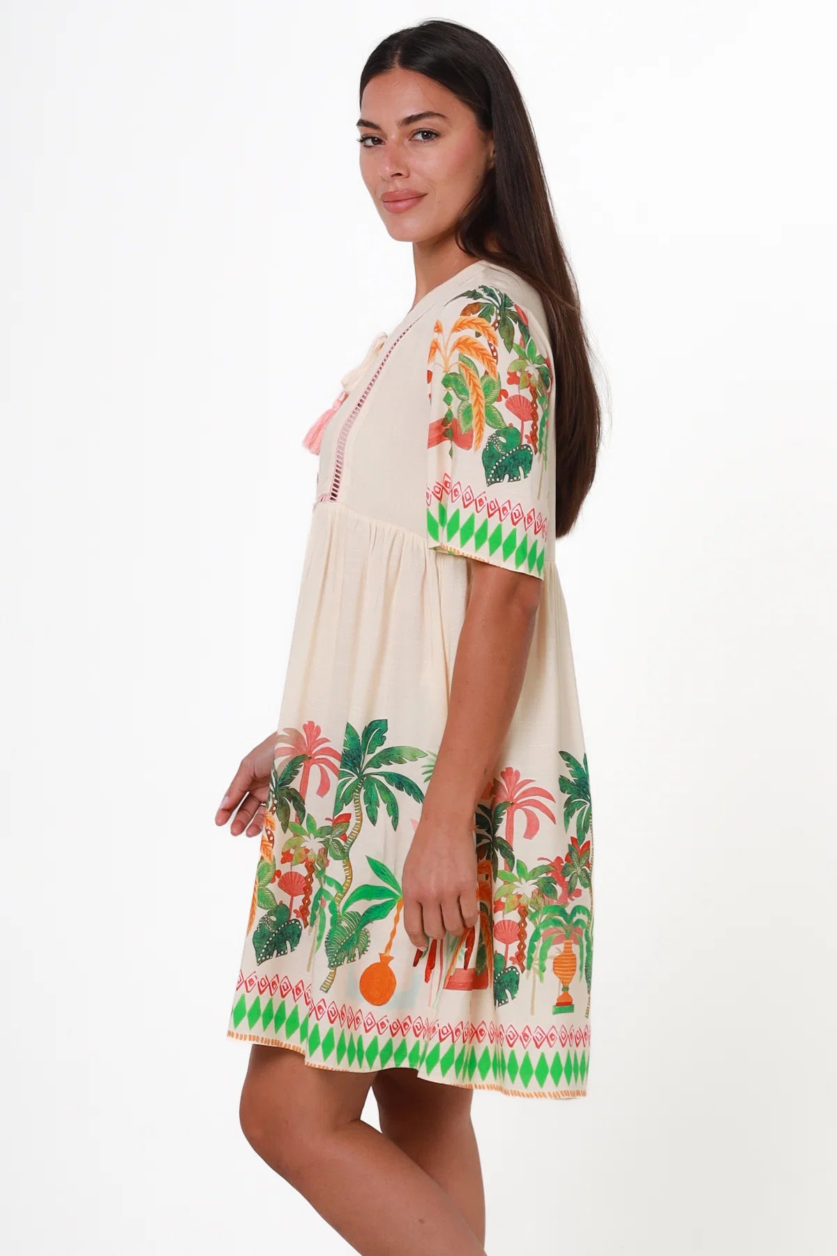 Althea Exotic Mini Dress