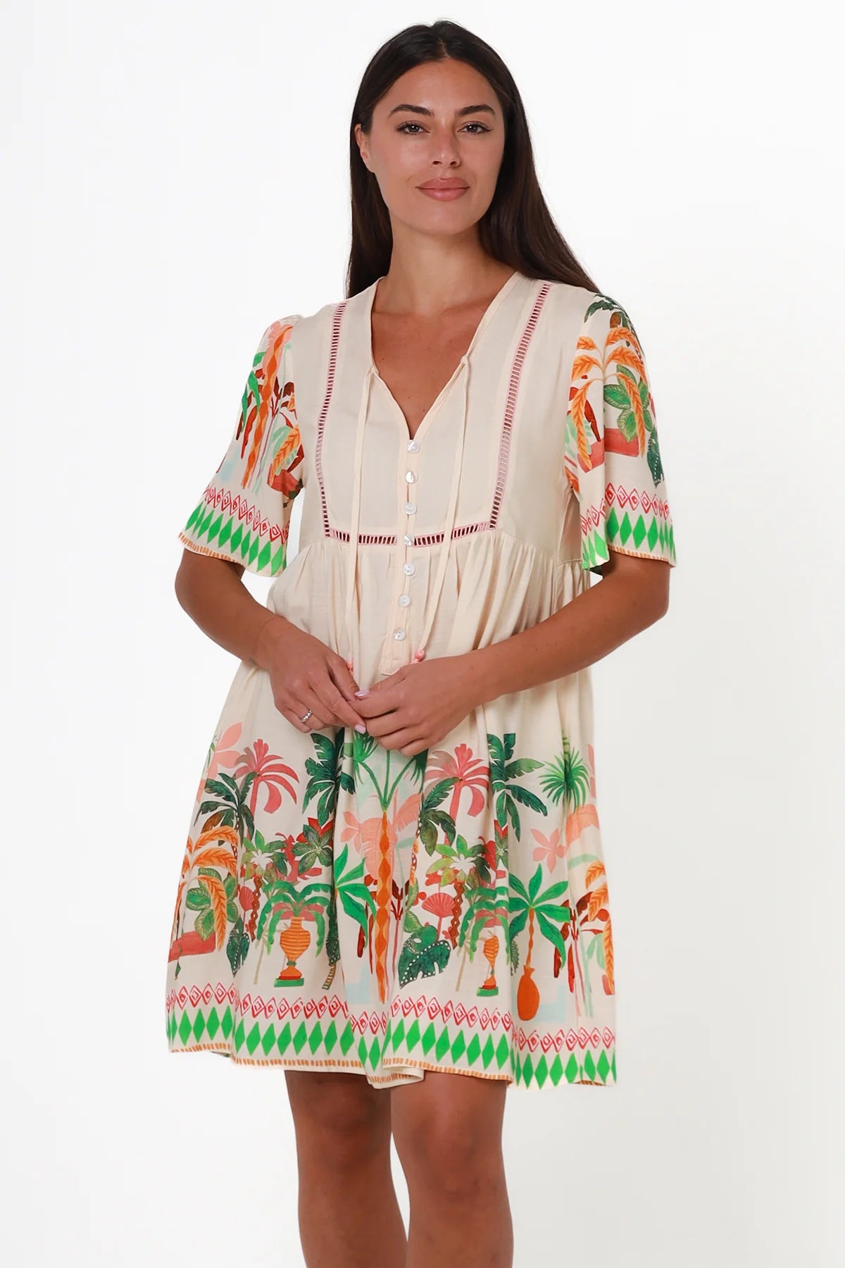 Althea Exotic Mini Dress