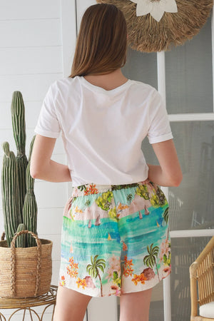 Boho Bahamas Printed Shorts