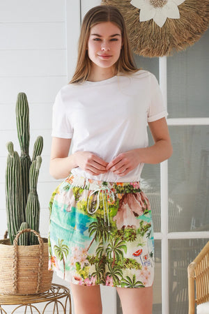 Boho Bahamas Printed Shorts