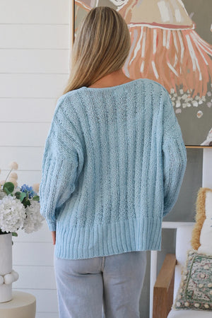 #Round Neck knit Jumper With Front Pocket
