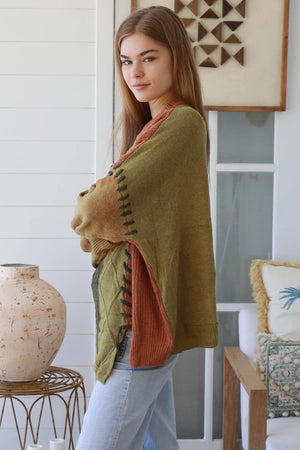 #Lucy Chunky Stitch Baggy Jumper