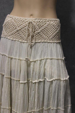 Crochet Yoke Tier Skirt