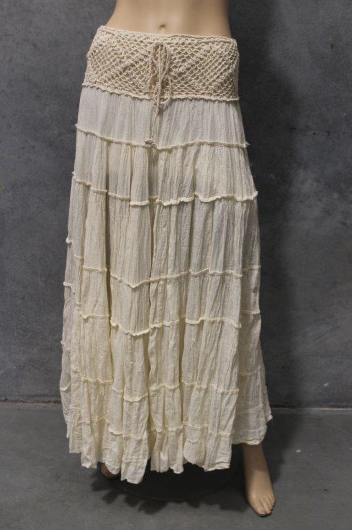 Crochet Yoke Tier Skirt