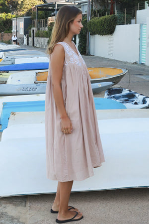 Laura-May Embroided Midi Dress