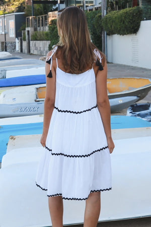 Ric Rac Beaded Midi Dress