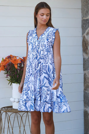 Hany Pleated Sleeveless Dress