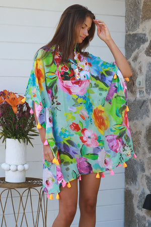 Tropical Mini Kaftan