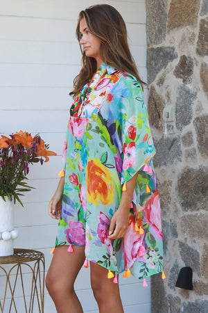 Tropical Mini Kaftan
