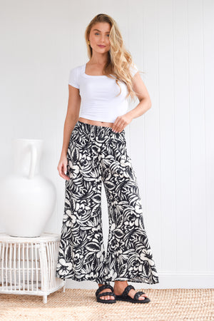 LAKESIDE RAYON FLARED PANTS