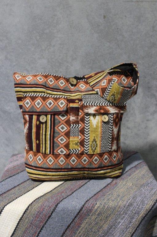 Dhurry Aztec Bag With Pockets