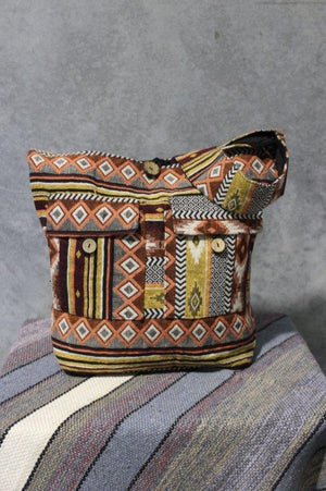 Dhurry Aztec Bag With Pockets