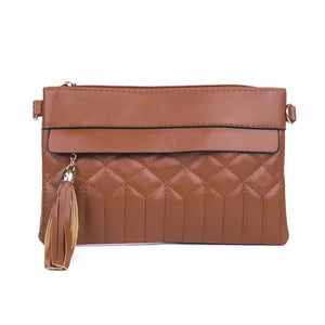 #Front Tassle Dual Pocket Bag