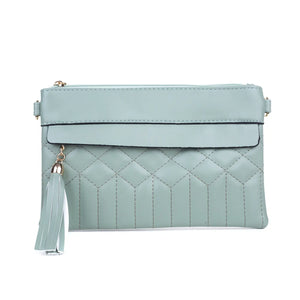#Front Tassle Dual Pocket Bag