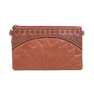#Sunray Gold Stud Crossbody Bag