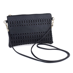 #Argyle Cut Out Design Crossbody Bag