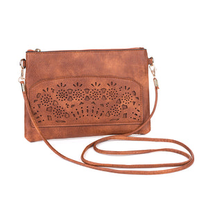 #Dual Pocket Bag With Cut Out Front Design