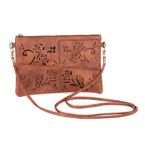 #Dual Pocket Bag With Floral Attributes
