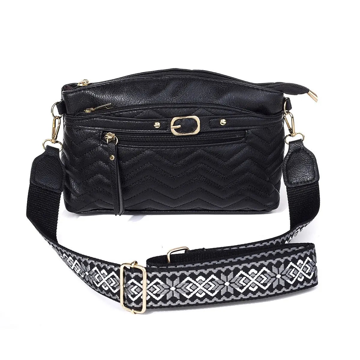 #Buckle Detail Crossbody Bag