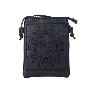 #Rose Cut Out Phone Crossbody Bag