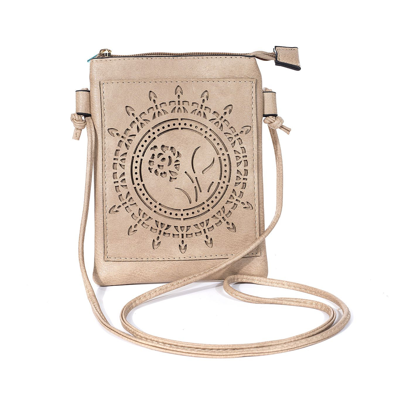 #Rose Cut Out Phone Crossbody Bag