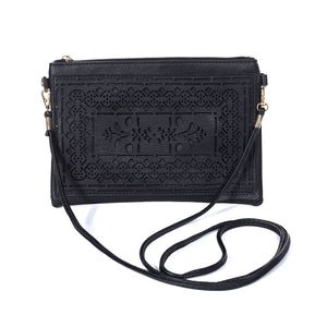 #Mandala Cut Out Bag With Strap