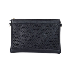 #Diamond Mandala Cut Out Bag With Strap