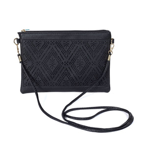 #Diamond Mandala Cut Out Bag With Strap